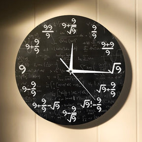 home & garden : TimeFlair - Moderne Wiskundige Wandklok in van Pantino