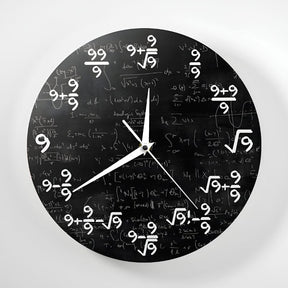 home & garden : TimeFlair - Moderne Wiskundige Wandklok in van Pantino
