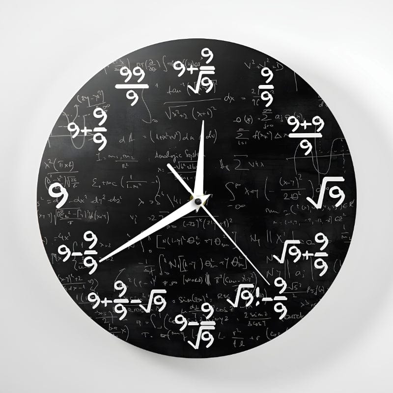 home & garden : TimeFlair - Moderne Wiskundige Wandklok in van Pantino