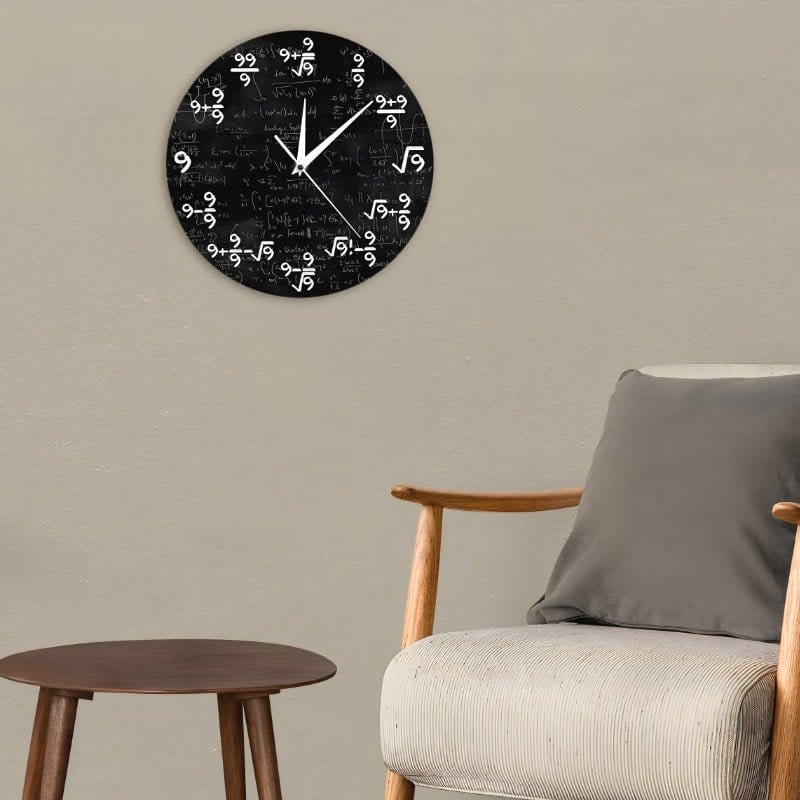 home & garden : TimeFlair - Moderne Wiskundige Wandklok in van Pantino
