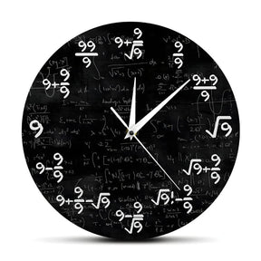 home & garden : TimeFlair - Moderne Wiskundige Wandklok in van Pantino