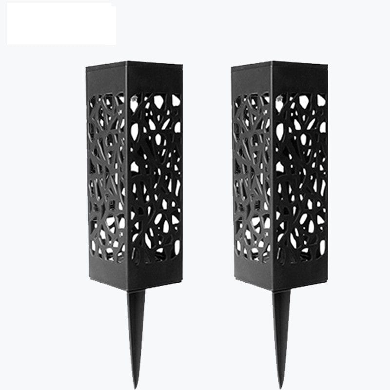 home & garden : Tina Tuinlampen - Sfeervolle Tuinverlichting met Solar led Tuinlampjes - Wit Licht in 2 stuks Warm licht van Pantino