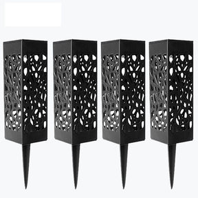 home & garden : Tina Tuinlampen - Sfeervolle Tuinverlichting met Solar led Tuinlampjes - Wit Licht in 4 stuks van Pantino