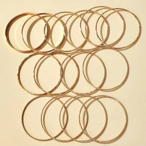 Bracelet : Punk Armband Dames Zilver - Goudkleurig Edgy Design - Metaal in van Pantino