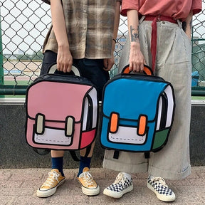 bags : ToonBackpack - Ontketen Je Stripgeest Onderweg - Zwart in van Pantino