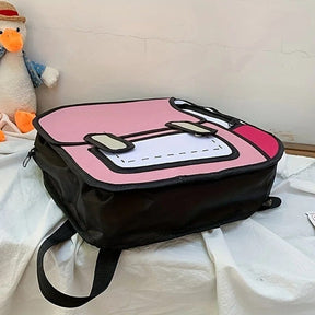bags : ToonBackpack - Ontketen Je Stripgeest Onderweg - Zwart in van Pantino
