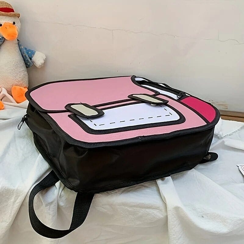 bags : ToonBackpack - Ontketen Je Stripgeest Onderweg - Zwart in van Pantino