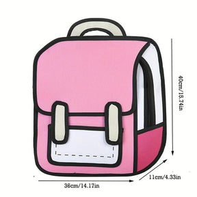 bags : ToonBackpack - Ontketen Je Stripgeest Onderweg - Zwart in van Pantino