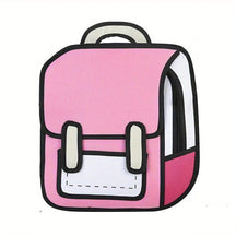 bags : ToonBackpack - Ontketen Je Stripgeest Onderweg - Zwart in Roze van Pantino