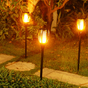 outdoor equipment : Flikkerende Vlam Solar Fakkels - Sfeerverlichting Tuin Feest - Solar LED in van Pantino