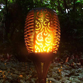 outdoor equipment : Flikkerende Vlam Solar Fakkels - Sfeerverlichting Tuin Feest - Solar LED in van Pantino