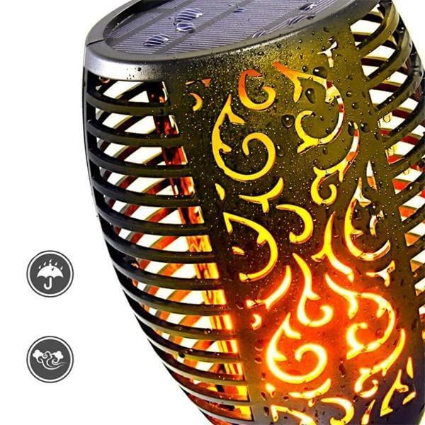 outdoor equipment : Flikkerende Vlam Solar Fakkels - Sfeerverlichting Tuin Feest - Solar LED in van Pantino