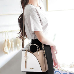 bags : Tote Bag Dames Wit/bruin - Luxe Handtassen voor in van Pantino
