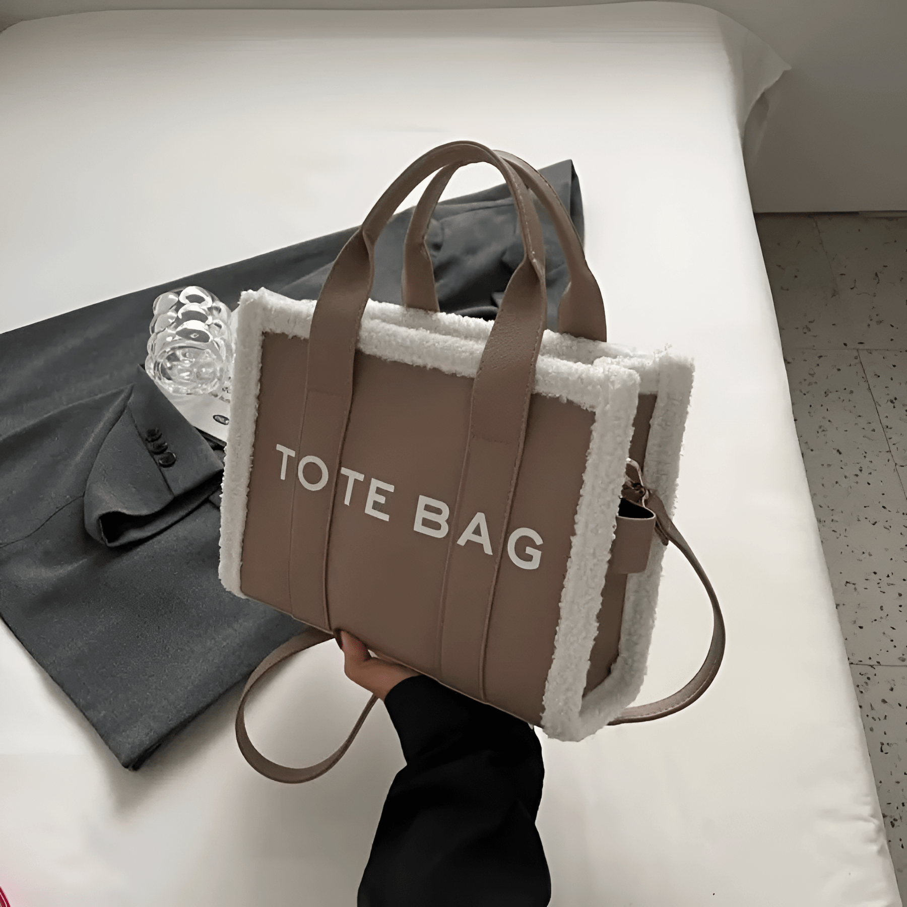 bags : Tote Bag Zwart - Pelz-Designer-Ledertasche in van Pantino