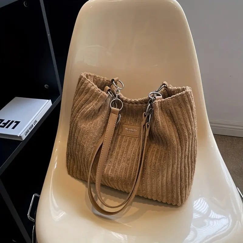 bags : Schoudertas Crèmewit - ToteBag - Reizen Vrouwelijke Ketting in Khaki van Pantino