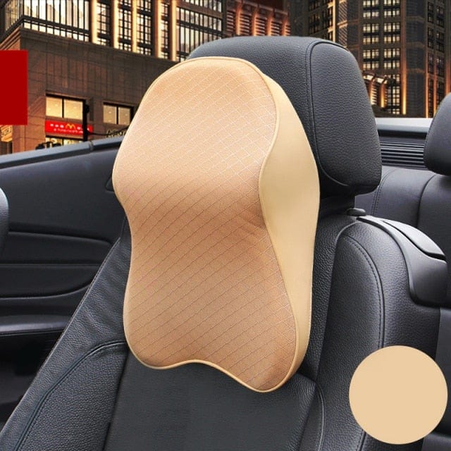 home & garden : Traagschuim Hoofdsteun - Ontlast Je Hoofd, Nek & Schouders - Beige in Beige van Pantino