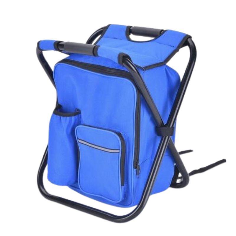outdoor equipment : TrailChill - Draagbare Opvouwbare Rugzakkruk - Zwart in Blauw van Pantino