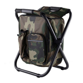 outdoor equipment : TrailChill - Draagbare Opvouwbare Rugzakkruk - Zwart in Camo van Pantino