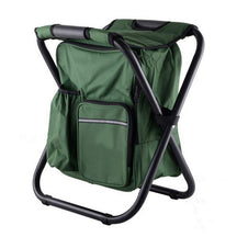outdoor equipment : TrailChill - Draagbare Opvouwbare Rugzakkruk - Zwart in Groen van Pantino