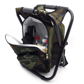 outdoor equipment : TrailChill - Draagbare Opvouwbare Rugzakkruk - Zwart in van Pantino