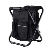 outdoor equipment : TrailChill - Draagbare Opvouwbare Rugzakkruk - Zwart in Zwart van Pantino