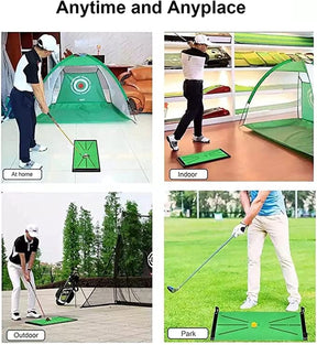 outdoor equipment : Golf Trainingsmat - Swing Training Thuis - Draagbaar in van Pantino