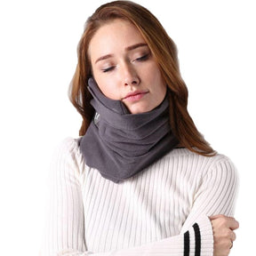 Travel Pillow : Nekkussen Pro Zwart - Ergonomisch Reiskussen met Memory Foam voor Optimaal Comfort in Grijs van Pantino