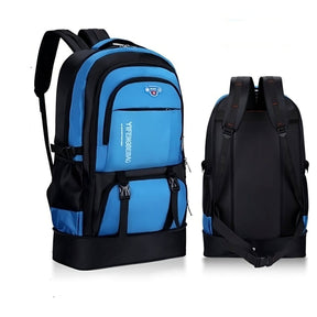 bags : Travela Reis Rugzak Zwart in Blauw van Pantino
