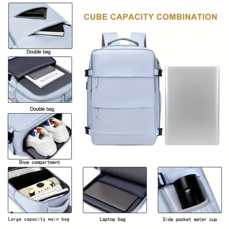 bags : Rugzak Legergroen - TravelBag - Laptop Flight Approved in van Pantino
