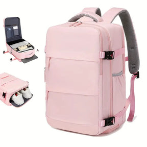 bags : Rugzak Legergroen - TravelBag - Laptop Flight Approved in van Pantino
