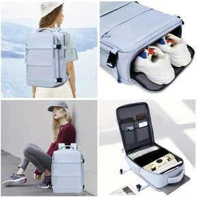 bags : Rugzak Legergroen - TravelBag - Laptop Flight Approved in van Pantino