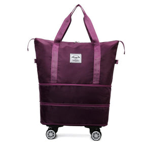 bags : Opvouwbare Reistas - Lichtpaars in Fuchsia van Pantino
