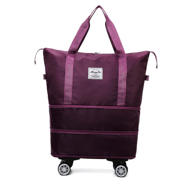 bags : Opvouwbare Reistas - Lichtpaars in Fuchsia van Pantino
