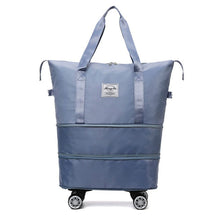 bags : Opvouwbare Reistas - Lichtpaars in Mistig blauw van Pantino