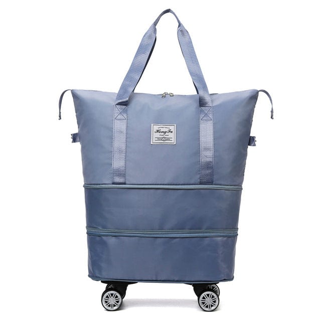 bags : Opvouwbare Reistas - Lichtpaars in Mistig blauw van Pantino