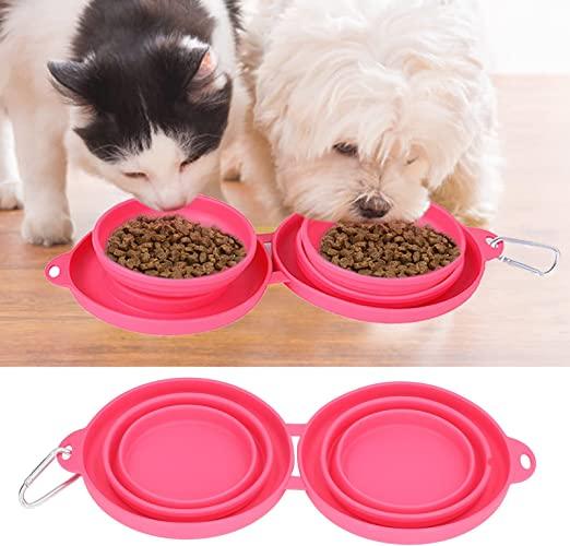 pets : TravelBowl - Rubberen Opvouwbare Huisdier Schaal - Rood in van Pantino