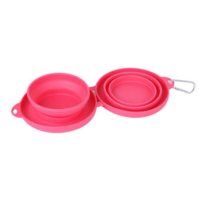 pets : TravelBowl - Rubberen Opvouwbare Huisdier Schaal - Rood in Rood Rood van Pantino