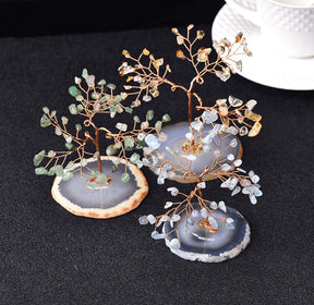 home & garden : Kristallen Boom des Levens Beeldje - Feng Shui Decoratie voor Bureau & Thuis in van Pantino