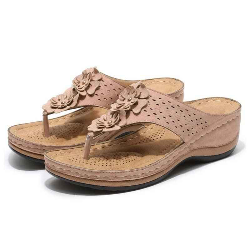 Slippers : Slippers voor Dames, Zwart in Roze van Pantino