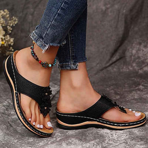 Slippers : Slippers voor Dames, Zwart in van Pantino