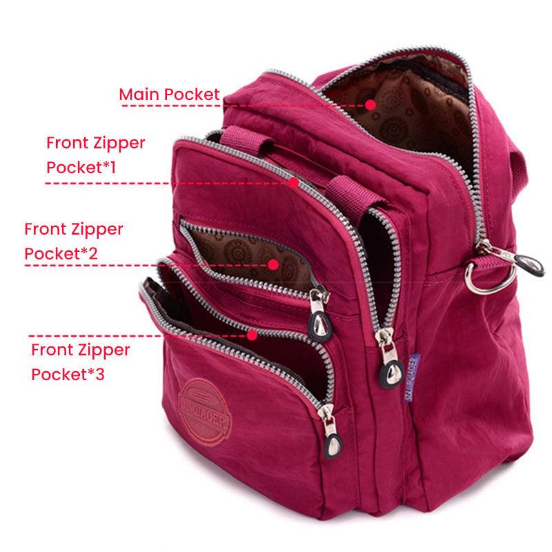 bags : Crossbody Tas Dames Fuchsia - TrendyBag - 4-in-1 voor in van Pantino