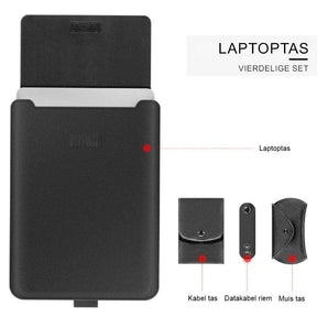 bags : Laptoptas Zwart - Alles-in-Één Waterbestendig - Nylon in van Pantino