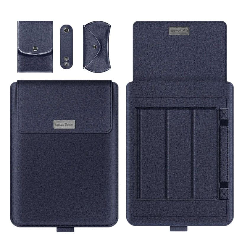 bags : Laptoptas Zwart - Alles-in-Één Waterbestendig - Nylon in Blauw van Pantino