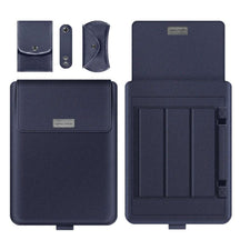 bags : Laptoptas Zwart - Alles-in-Één Waterbestendig - Nylon in Blauw van Pantino