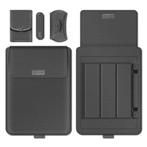 bags : Laptoptas Zwart - Alles-in-Één Waterbestendig - Nylon in Grijs van Pantino