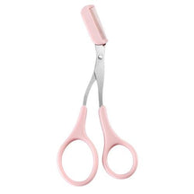 Eyebrow Scissors : Trimmy Schaar voor het Trimmen van de Wenkbrauwen - Zwart in Lichtroze van Pantino
