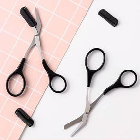 Eyebrow Scissors : Trimmy Schaar voor het Trimmen van de Wenkbrauwen - Zwart in van Pantino