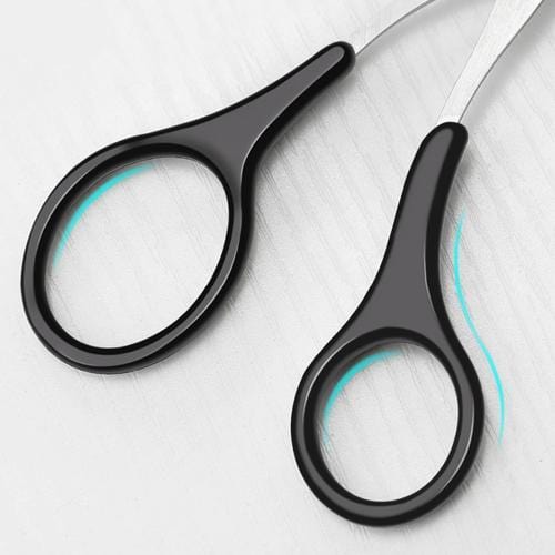 Eyebrow Scissors : Trimmy Schaar voor het Trimmen van de Wenkbrauwen - Zwart in van Pantino
