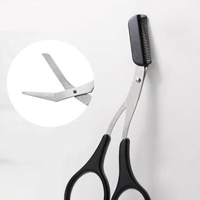 Eyebrow Scissors : Trimmy Schaar voor het Trimmen van de Wenkbrauwen - Zwart in van Pantino