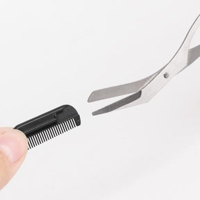 Eyebrow Scissors : Trimmy Schaar voor het Trimmen van de Wenkbrauwen - Zwart in van Pantino